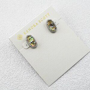Kendra Scott Light Abalone Shell Stud Earrings